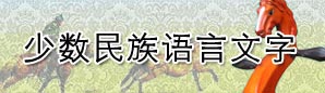 少数民族语言文字