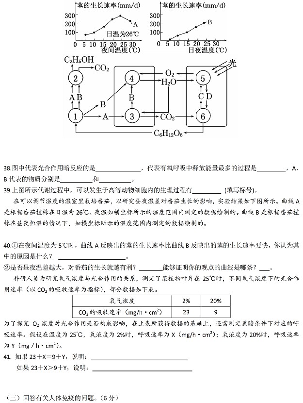 2014年上海一模试题及答案