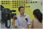主办单位中国教育在线相关负责人介绍活动整体情况