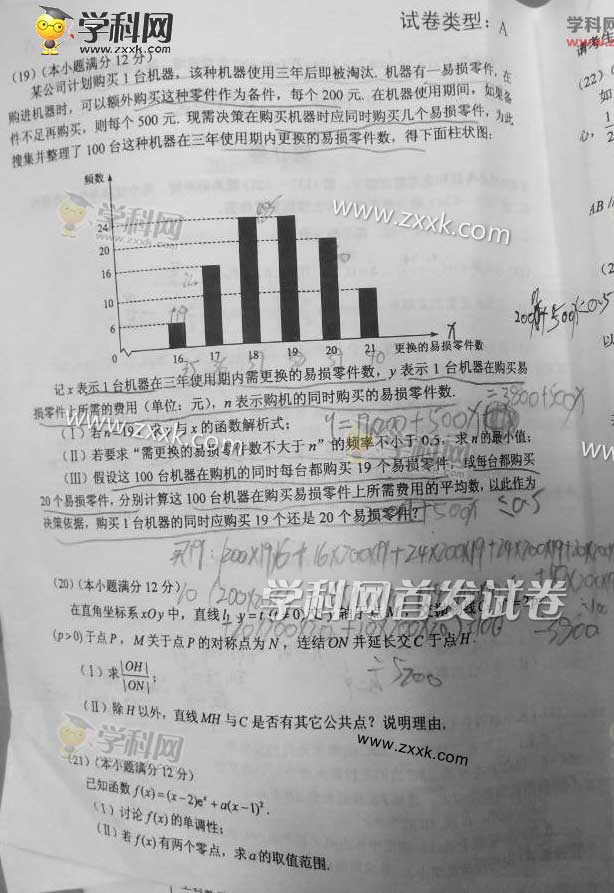 2016全国卷1高考数学文试题