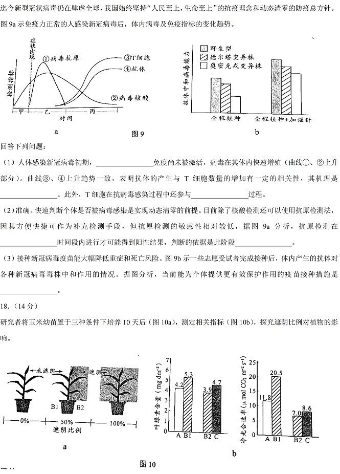 2022年高考真题及答案