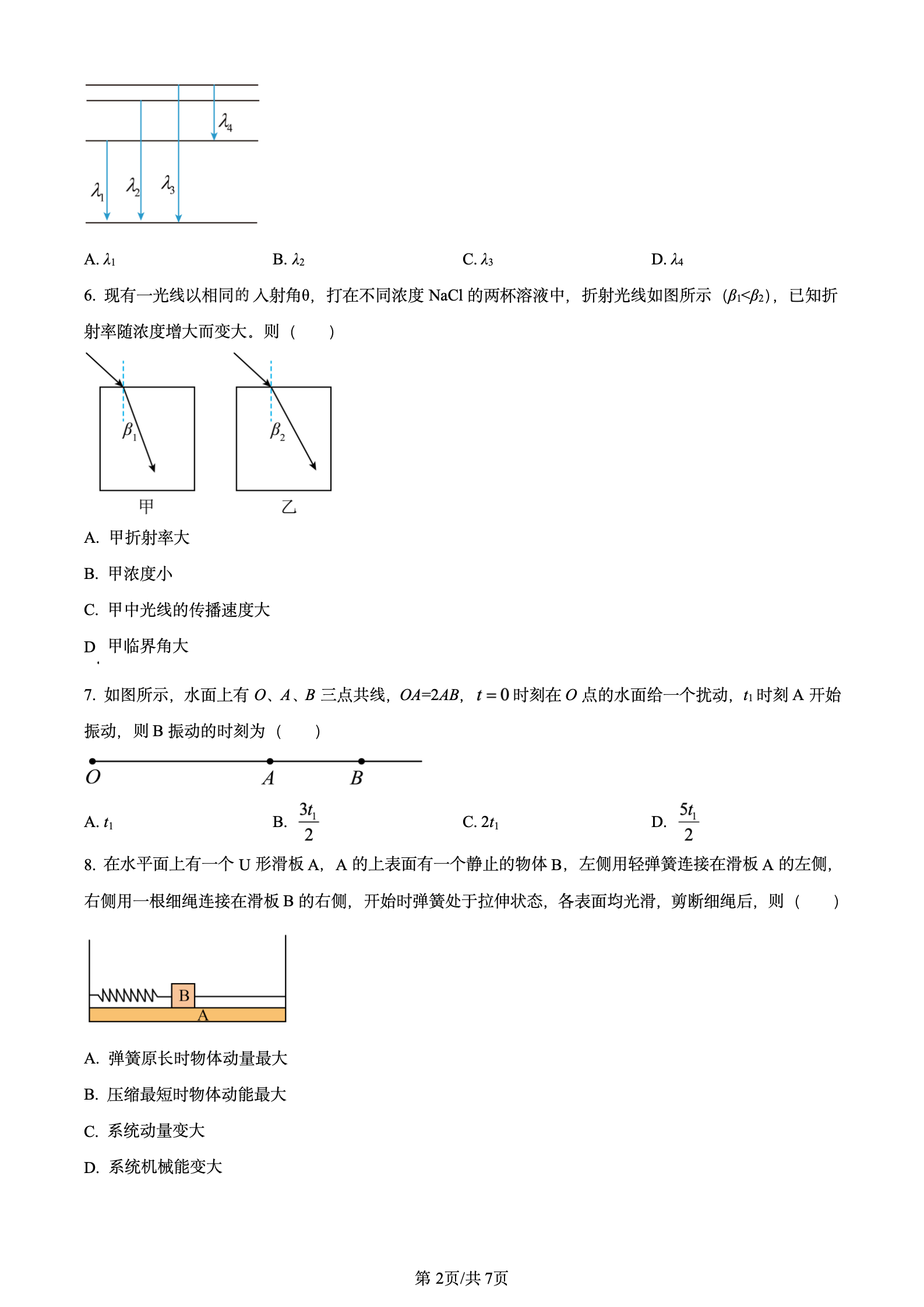 2024年高考真题及答案
